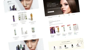 Avant et après la refonte du site Colombiana Cosmetik